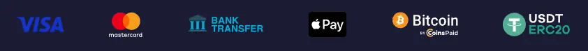 Retro Bet Payment Methods List